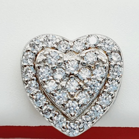 "925 Sterling Silver Cubic Zirconia Earrings, U19254595 - Picture 10 of 11